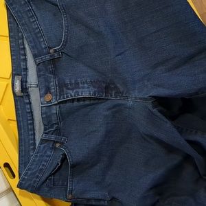 ** 14 Tall Martha Stewart slight stretch Blue Jeans  hems have lacing